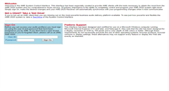 Desktop Screenshot of interface.amemusic.com